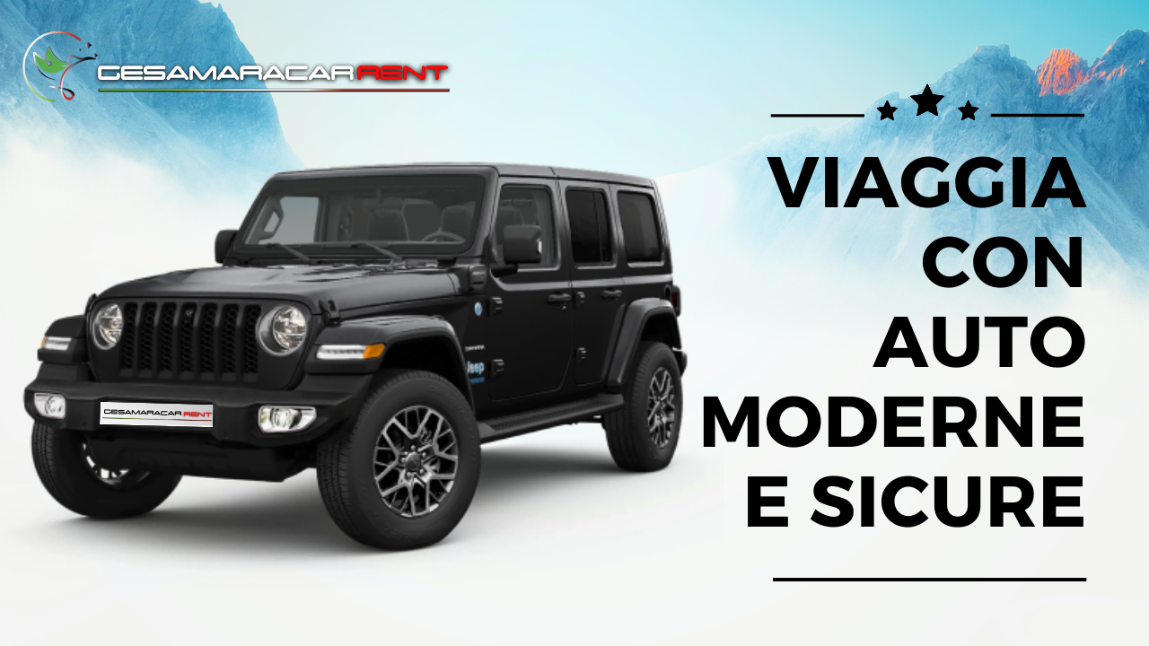 Viaggia con auto sicure e moderne